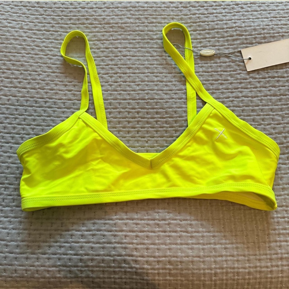 Boutine LA Bright Yellow Bikini Top